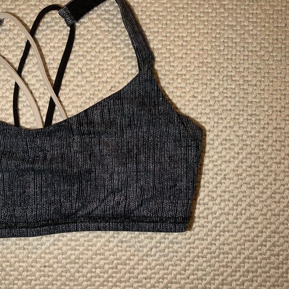 Tri Coloured Lulu Lemon Sports Bra - Picture 3 of 4